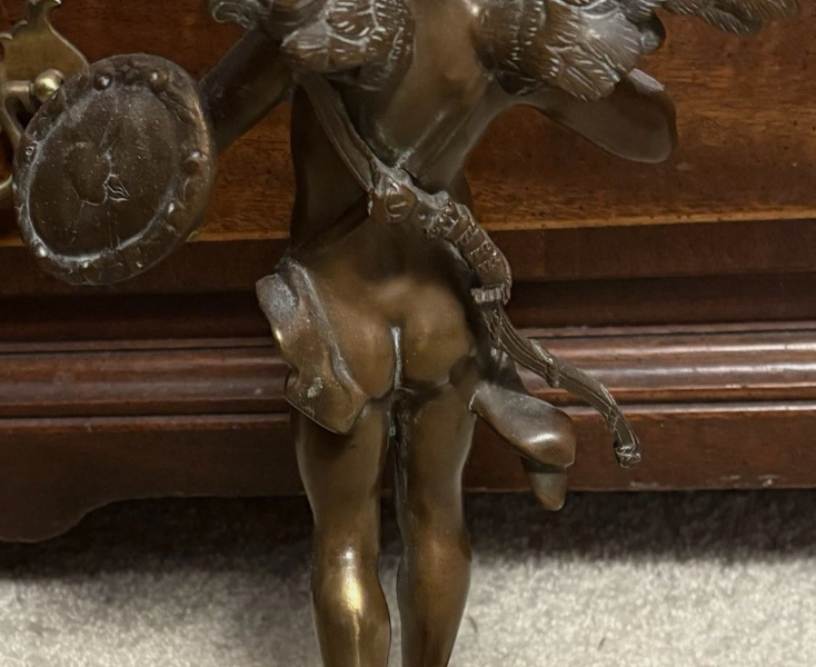 Antique Bronze Figurine, Late 19th Century European Craftsmanship