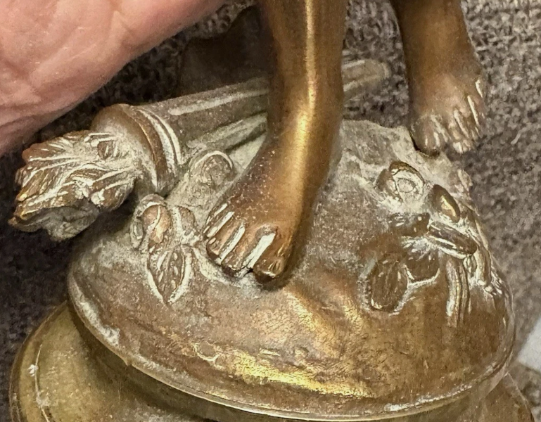 Antique Bronze Figurine, Late 19th Century European Craftsmanship