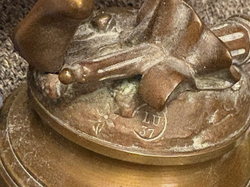 Antique Bronze Figurine, Late 19th Century European Craftsmanship