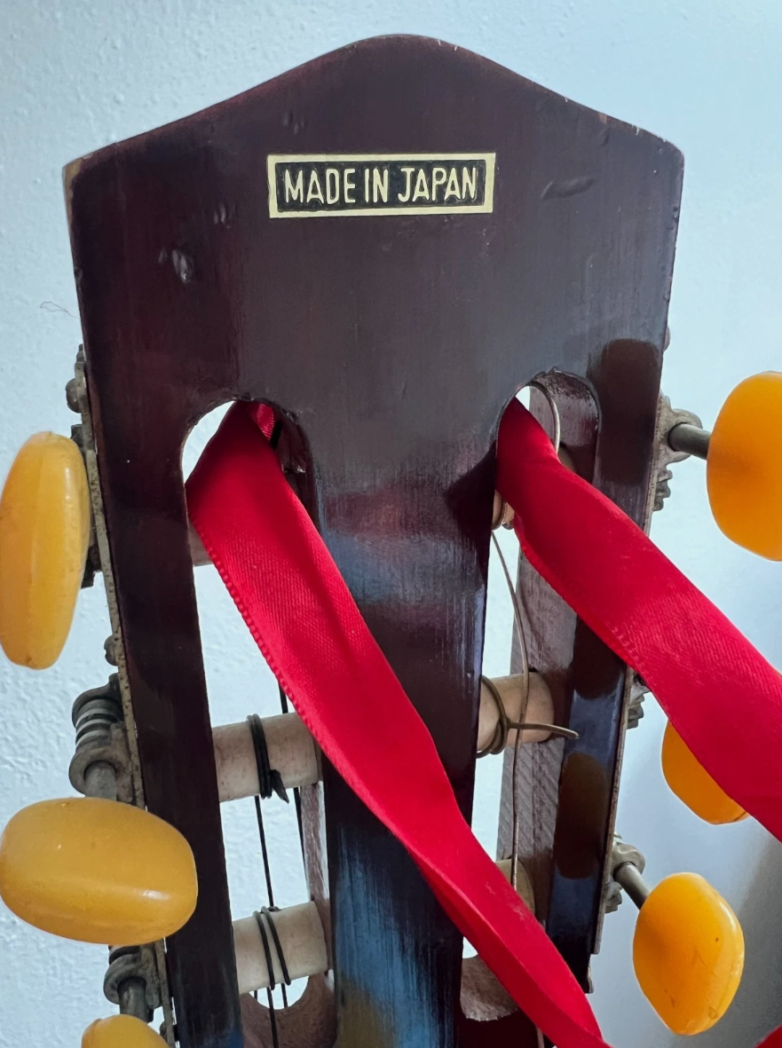 Vintage Acoustic Guitar, Handmade 1970s Model